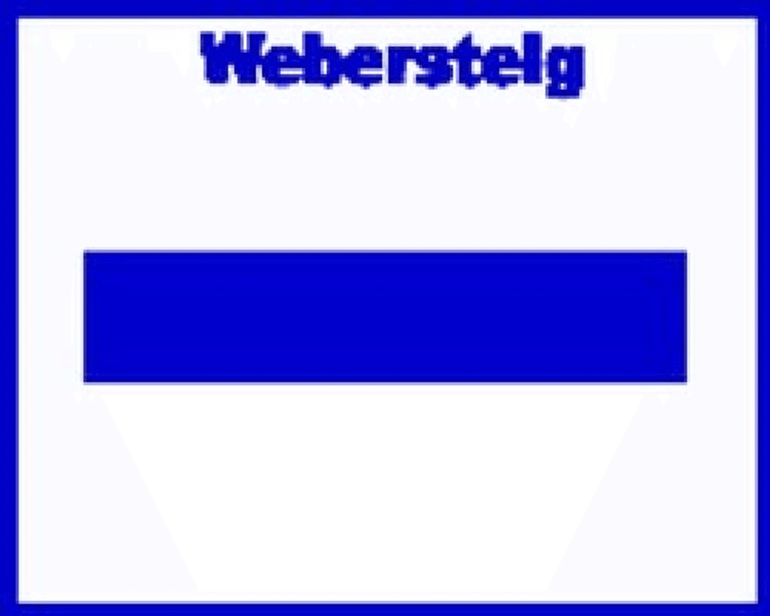 Wegmarkierung WEB1